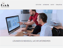 Tablet Screenshot of finkzeit.at